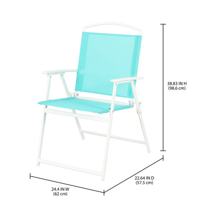 5pc Albany Lane Dining Set, Turquiose, Outdoor Living
