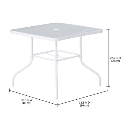 5pc Albany Lane Dining Set, Turquiose, Outdoor Living