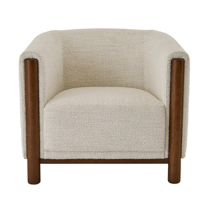 Accent Chair, Cream Boucle
