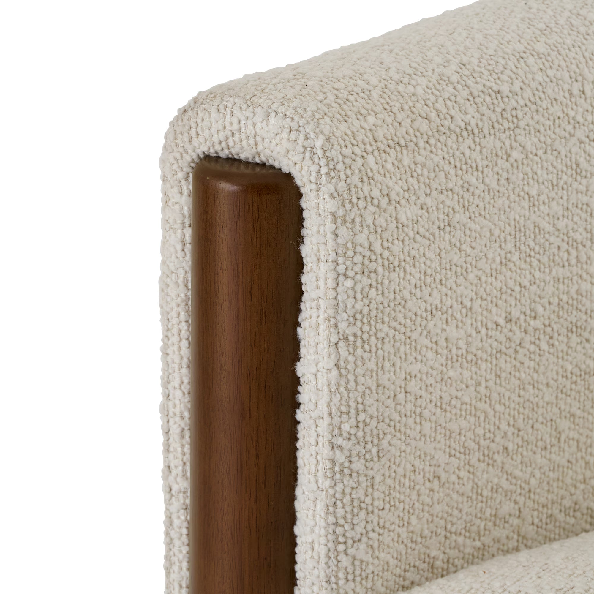 Accent Chair, Cream Boucle