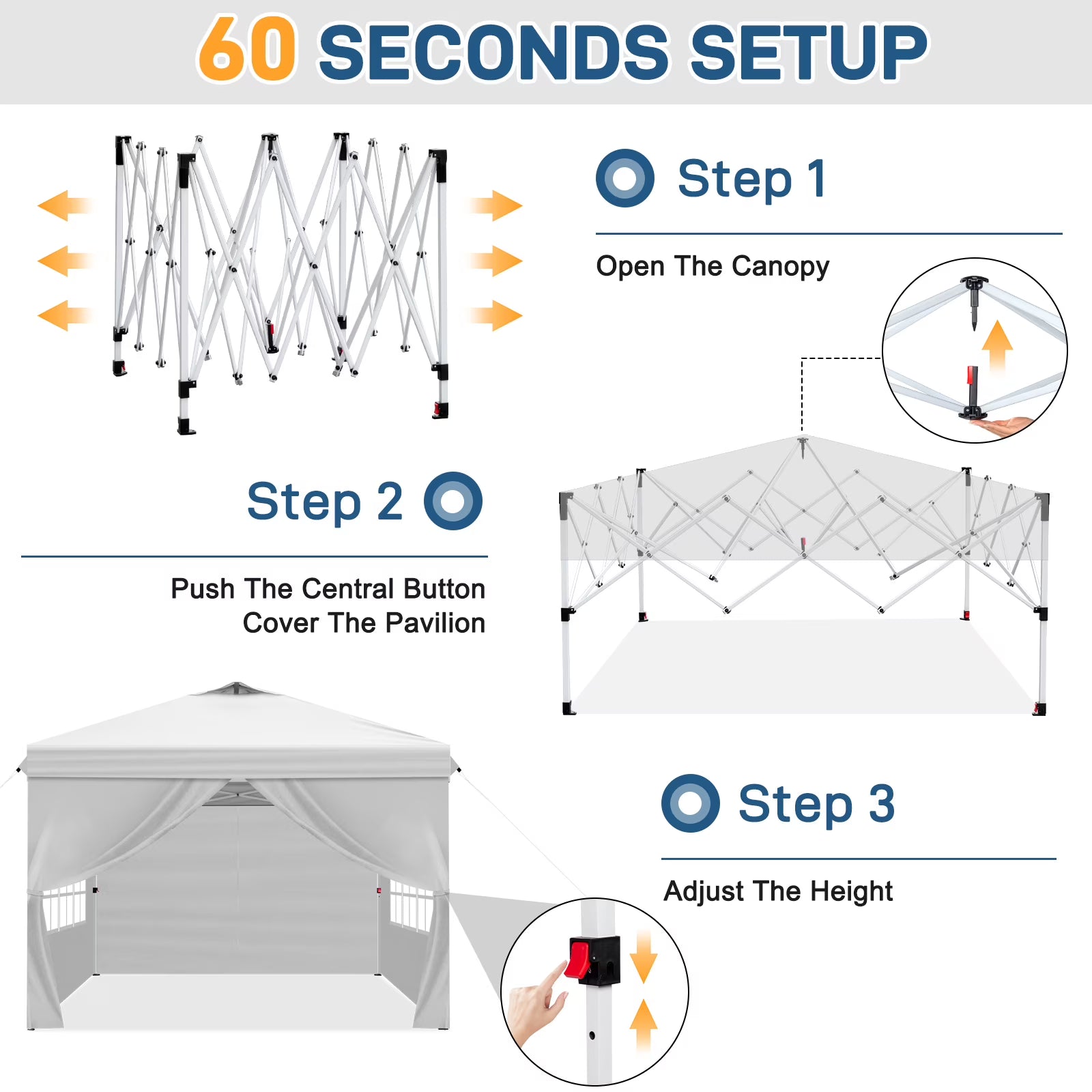 Ez Pop Up Canopy Tent